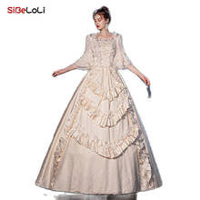 Vestido de princesa de María Antonieta, traje de baile de período, vestido de Teatro de recreación, vestido de baile de carro de brocado, vestidos de Reina 2024 - compra barato