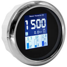 Tacómetro Digital multifuncional NMEA 2000, medidor de temperatura de agua y presión de aceite, 0 ~ 10Bar, con alarma para coche, barco y marino, 85MM, 4 en 1 2024 - compra barato