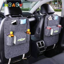 IMBABY Universal Waterproof Car Back Car Back Seat Organizer Storage Bag Car  Multi-Pocket Auto Car Covers Back Seat Pockets 2024 - buy cheap