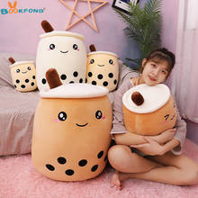 25-50cm Bubble Tea Cup Pillow Plush Toys Cartoon Stuffed Soft Back Cushion Funny Food Dolls For Baby Kids Toys Birthday Gift 2024 - buy cheap