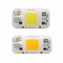 AC110V/220V 50W диммируемая Светодиодная лампа COB Чип 50W белый/теплый белый вход умный IC драйвер подходит для DIY светодиодный прожектор 2024 - купить недорого