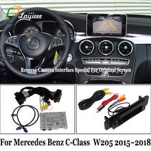 Reverse Camera Kit For Mercedes Benz C Class W205 2015~2018 / HD Rear View Trajectory Parking Camera Update OEM Original Screen 2024 - buy cheap