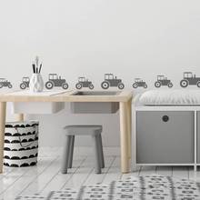 20pcs Cute Cartoon Tractor Farm Wall Sticker Baby Nursery Kids Room Modern Tractor Car Wall Decal Boy Room Vinyl Home Decor 2024 - buy cheap