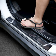 Tira protectora de parachoques para coche, accesorios de fibra de carbono para Kia Cerato 2 3 k3, Protector de borde de puerta 2024 - compra barato