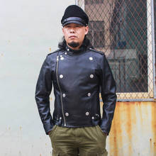 Read Description! J31 Asian Size Super Quality Genuine Horse Slim Classic Horsehide Leather Rider Jacket 2024 - buy cheap