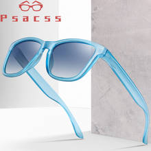 Psacss 2020 квадратные поляризованные солнцезащитные очки для мужчин и женщин, мужские очки с красочной оправой, брендовые дизайнерские солнцезащитные очки для вождения и улицы, солнцезащитные очки UV400 2024 - купить недорого