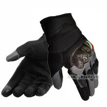 guantes luvas Motorcycle Downhill Bike Riding Motocross Motorbike Street Moto Riding Black Leather Gloves 2024 - buy cheap