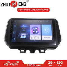 ZHUIHENG 2 din Car radio for Hyundai Santa fe Tucson IX45 2018 car dvd player car accessory of autoradio 4G internet 2G 32G 2024 - buy cheap