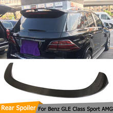 Car Rear Spoiler Wing For Mercedes Benz GLE Class Sport GLE43 GLE63 AMG 2016 - 2018 Carbon Fiber Rear Roof Lip Spoiler Wing 2024 - buy cheap