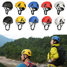 Adult Pro Safety Rock Climbing Caving Downhill Rappelling Helmet Scaffolding Construction Head Protector for Women Men 2024 - buy cheap