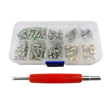 135pcs Valve Core Butt Plate Air Conditioning  R134a R12 Remover Assortment Kit 2024 - buy cheap