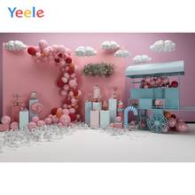 Yeele Photophone Candy Bar Scenes Cotton Cloud Balloons Baby Child Backdrop Backgrounds Photography Props Photo Shoot Photozone 2024 - buy cheap