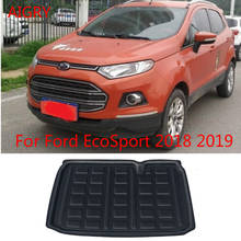 Fit For Ford EcoSport 2018 2019 Rear Trunk Mat Cargo Tray Boot Liner Carpet Protector Floor Pad 2024 - buy cheap