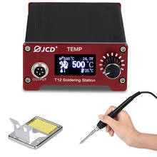 JCD T12 Soldering station kit Digital Display 80W Welding soldering iron temperature adjustable 220V  OLED Temp welding tools 2024 - buy cheap