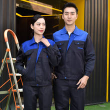 Working Uniforms Men Women Long-sleeve Work Jacket Work Clothing Suits Warehouse Auto Repair Workshop Mechanic Welding Coveralls 2024 - buy cheap