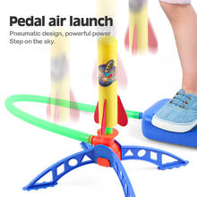 Cohete de juguete ajustable para niños, juguetes de deportes al aire libre, lanzador de cohete, bomba de paso de aire, regalo 2024 - compra barato