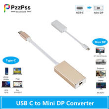 PzzPss USB C Cable USB3.1 to Mini Displayport converter For New Apple Macbook Pixel 4k USB Type-c To Mini DisplayPort 2024 - buy cheap