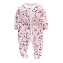 Baby Romper Long Sleeves 100% Cotton Comfortable Baby Pajamas Cartoon Printed Newborn Baby Boy Girl Clothes 2024 - buy cheap
