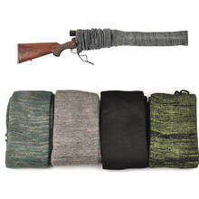 54" Silicone Treated Gun Sock Polyester Rifle Shotgun Fishing Rod Sock Protection Cover Bag Case Tactical Hunting 2024 - buy cheap