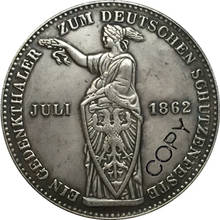 Copia de monedas alemana, 1862 2024 - compra barato