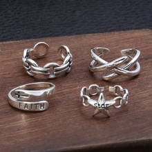 Женское Звездное кольцо со смайликом, ювелирное изделие из 100% настоящего серебра 925 пробы, 2020 R2 2024 - купить недорого