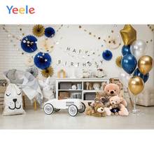 Balões de brinquedo para decoração, ofone de aniversário para bebê recém-nascido, retrato personalizado, fundos fotográficos para estúdio de fotografia 2024 - compre barato