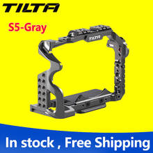 Tilta-kit gaiola para câmera panasonic s5, conjunto de gaiola redonda conectada com grampos de trilho de 15mm, cor preta e cinza, lumix s5 2024 - compre barato