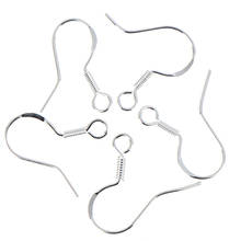 50PCs 925 Sterling Silver DIY Earring Hooks Ball Jewelry Accessory Ear Wire 2024 - buy cheap