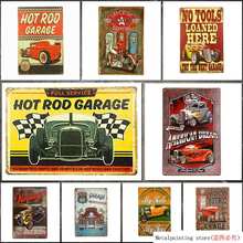 dingleiever-Full Service - Hot Rod Garage Tin Sign Metal Painting Tin Sign Wall Decor Board Retro Pub & Bar Tin Poster 2024 - buy cheap