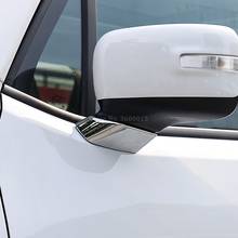 Para jeep renegado 2014-2017 2018 2019 chrome side espelho retrovisor porta inferior capa guarnição quadro decorativo acessórios exteriores 2024 - compre barato