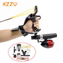 Powerful Outdoor Fishing Slingshot Set Upgrade  Professional  Shooting Catapult with Rubber Band Fishing Hunting Accessories 2024 - buy cheap