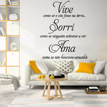 Cartoon LIVE Quote Vinyl Decals Wall Stickers For Baby Kids Rooms Decor Vinyl Decals 2024 - buy cheap
