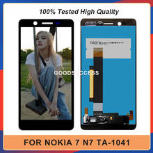 ЖК-дисплей 5,2 дюйма для Nokia 7, TA-1041, сенсорный экран, дигитайзер в сборе для Nokia N7, LCD s 2024 - купить недорого
