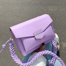 Women Candy Color Crossbody Bags Small Square Shoulder Handbags Female Purse Classic Elegant Crossbody Shoulder Bag 2024 - buy cheap