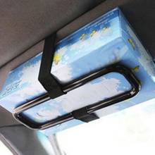 Car Tissue Box Holder Sun Visor Box Holder Universal Paper Napkin Seat Back Bracket Clip Accessories 2024 - buy cheap