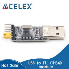 Conversor usb para ttl módulo uart ch340g ch340, 3.3v, 5v 2024 - compre barato