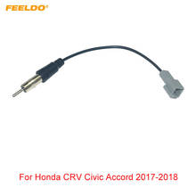 FEELDO-Adaptador de antena de Radio para coche Honda CRV Civic Accord, 1pin hembra a conector macho ISO, Cable de Radio de un solo cabezal 2024 - compra barato