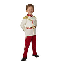 Fantasia de menino de príncipe, uniforme de carnaval, cosplay de contos de fadas ocidentais, vestido de festa de halloween 2024 - compre barato