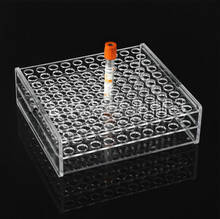 1pcs Clear Organic glass 2ml 5ml 10ml Vacuum blood tube perspex Rack For School Lab 2024 - buy cheap