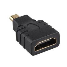 Адаптер Micro-HDMI позолоченный 1080P Micro HDMI штекер-Стандартный HDMI для модели Raspberry Pi 4 Model B 2024 - купить недорого