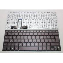 Teclado para notebook, instrumento novo, cor marrom, para asus zenbook ux32, ux32a, ux32la, ux32lt, ux32v, ux32vd 2024 - compre barato