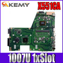 Akemy X551CA Laptop motherboard for ASUS X551CA X551CAP original mainboard 1007U 1xSlot 2024 - buy cheap
