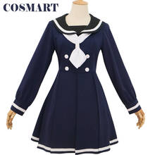 Anime ZOMBIE LAND SAGA Konno Junko Cosplay Costume Uniform Dress+Tie+Headwear+Socks Halloween Party Suit For Women Outfit New 2024 - buy cheap