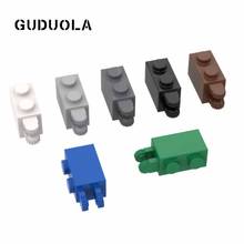 Специальный кирпич Guduola 30540/54672, шарнирный кирпич 1x2, блокировка с двумя пальцами на конце, горизонтальный строительный блок MOC 20 шт./лот 2024 - купить недорого