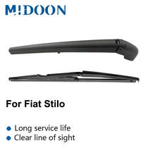 MIDOON Wiper 13" Rear Wiper Blade & Arm Set Kit For Fiat Stilo 192 Hatchback 2001 onwards Windshield Windscreen Rear Window 2024 - buy cheap