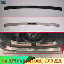 For TOYOTA Rav4 XA50 2019 2020 Decorate Accessories Stainless steel rear bumper protection window sill outside trunks decorative 2024 - buy cheap