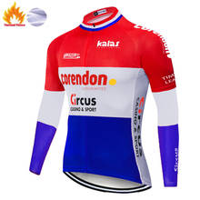 CORENDON-maillot de Ciclismo de manga larga para hombre, Ropa térmica de lana para Ciclismo, equipo de invierno, 2020 2024 - compra barato