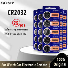 25pcs For SONY CR2032 Lithium Button Coin Cell Batteries 3V CR 2032 DL2032 ECR2032 BR2032 Battery For Watch Electronic Remote 2024 - buy cheap