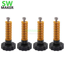 4pcs leveling spring screw nut Kit M3x45mm Screw + Injection Tuning Component Spring Hand nut for Ender-3 3D Printer heated bed 2024 - buy cheap