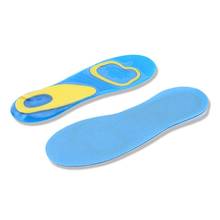 Soft Silicon Gel Insoles Foot Care Shock Absorption Pads Comfortable Running Sport Insoles Arch Corrective Insole Pads All Size 2024 - buy cheap